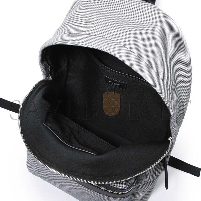 YSL GRAY CANVAS CLASSIC BACKPACK 326865 (38*30*17cm)